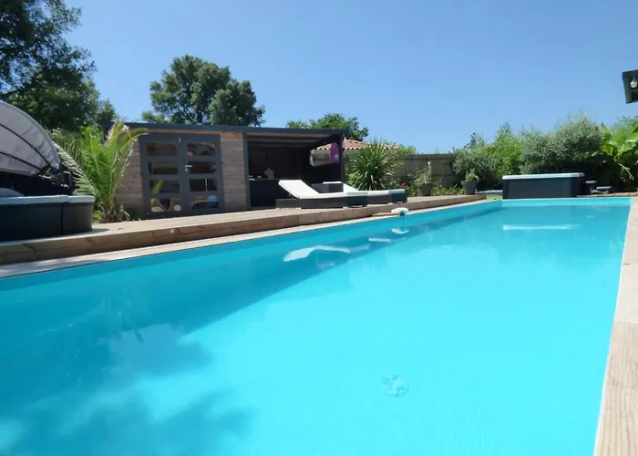 Villa Dream Landes Piscine Temperee-jacuzzi-5 Parentales Moliets-et-Maa
