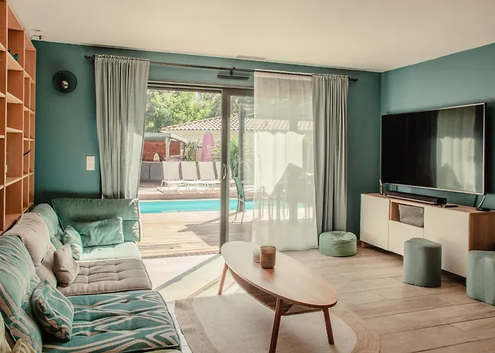 Dream Landes Piscine Temperee-jacuzzi-5 Parentales Villa Moliets-et-Maa
